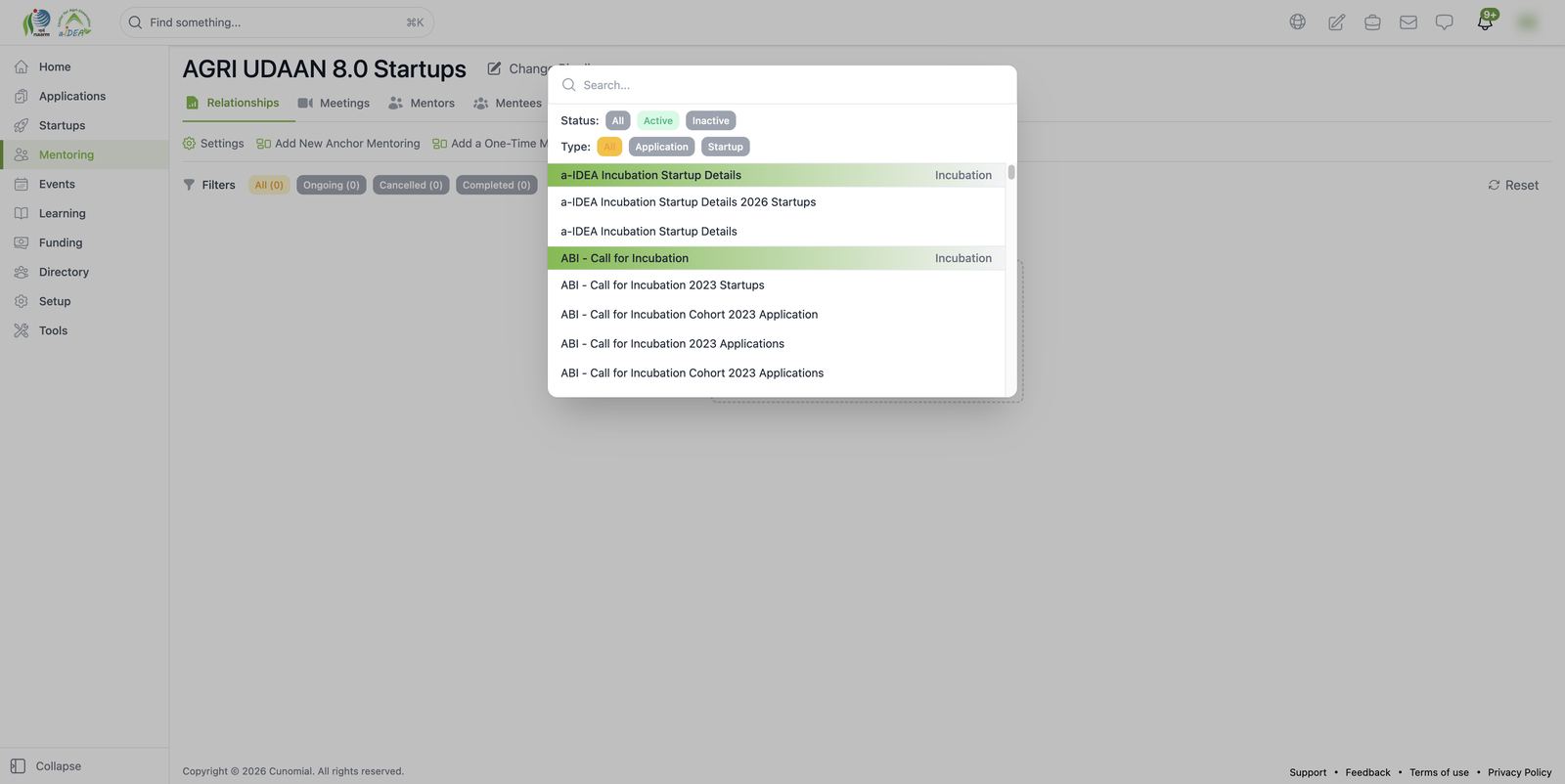 Change Pipeline selector