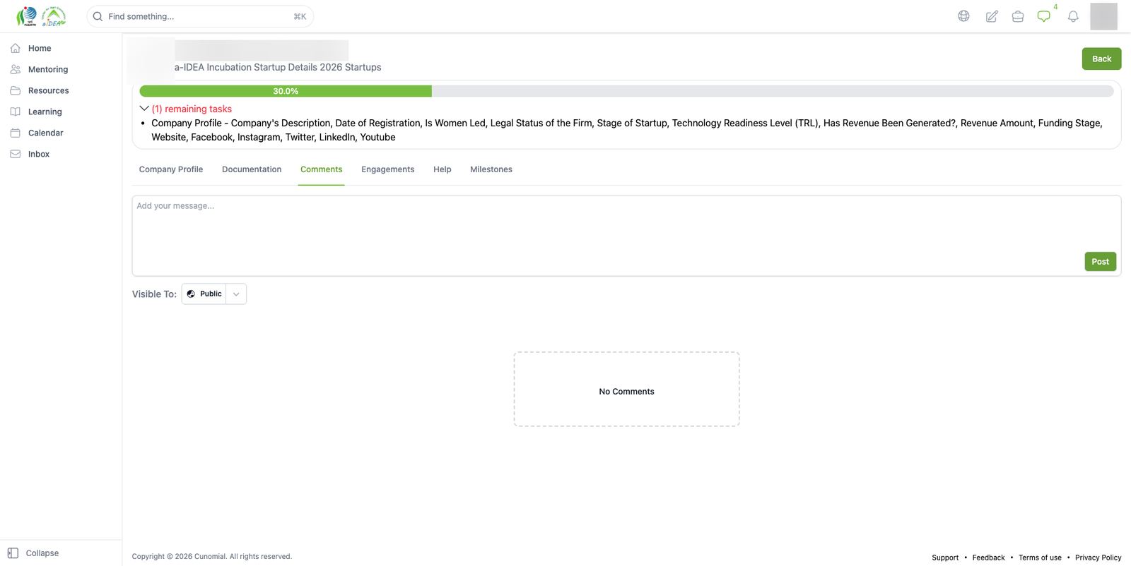 Startup profile: Comments