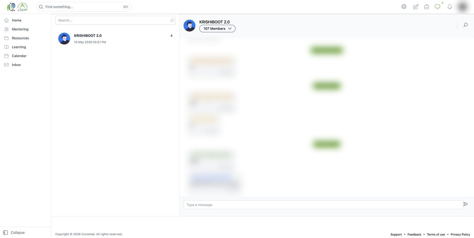 Chat (founder): cohort group chat